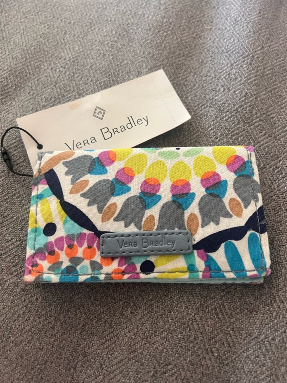 Vera Bradley Quilted Card Wallet RFID